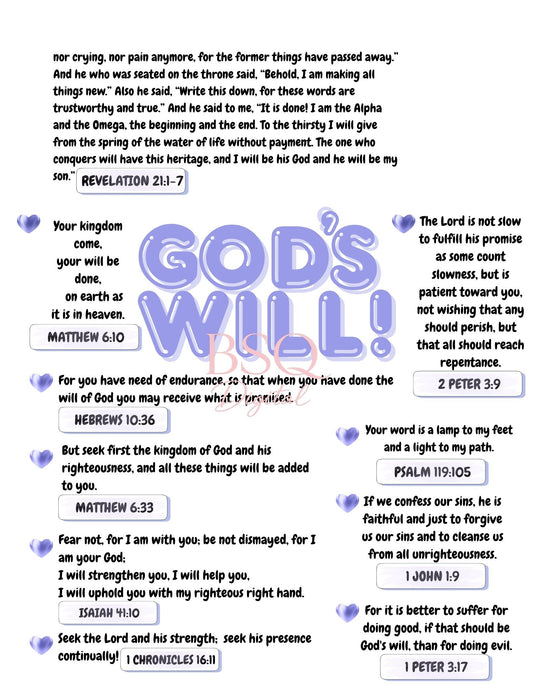 "God's Plan, God's Will"