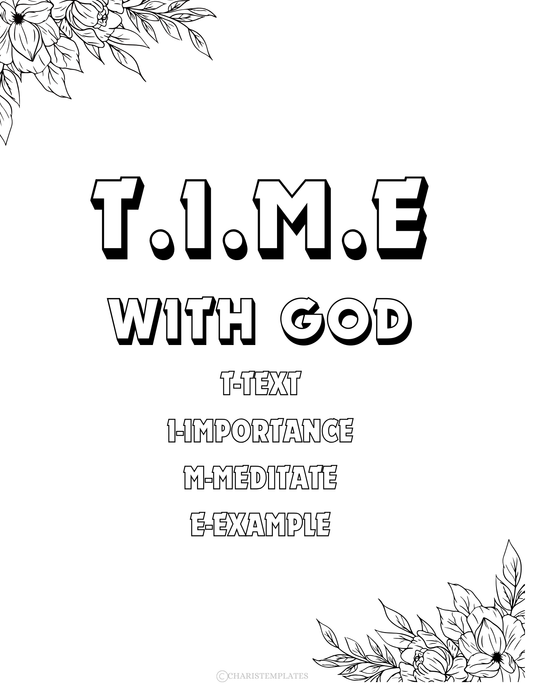 Charis Digital Bible Study Template Book