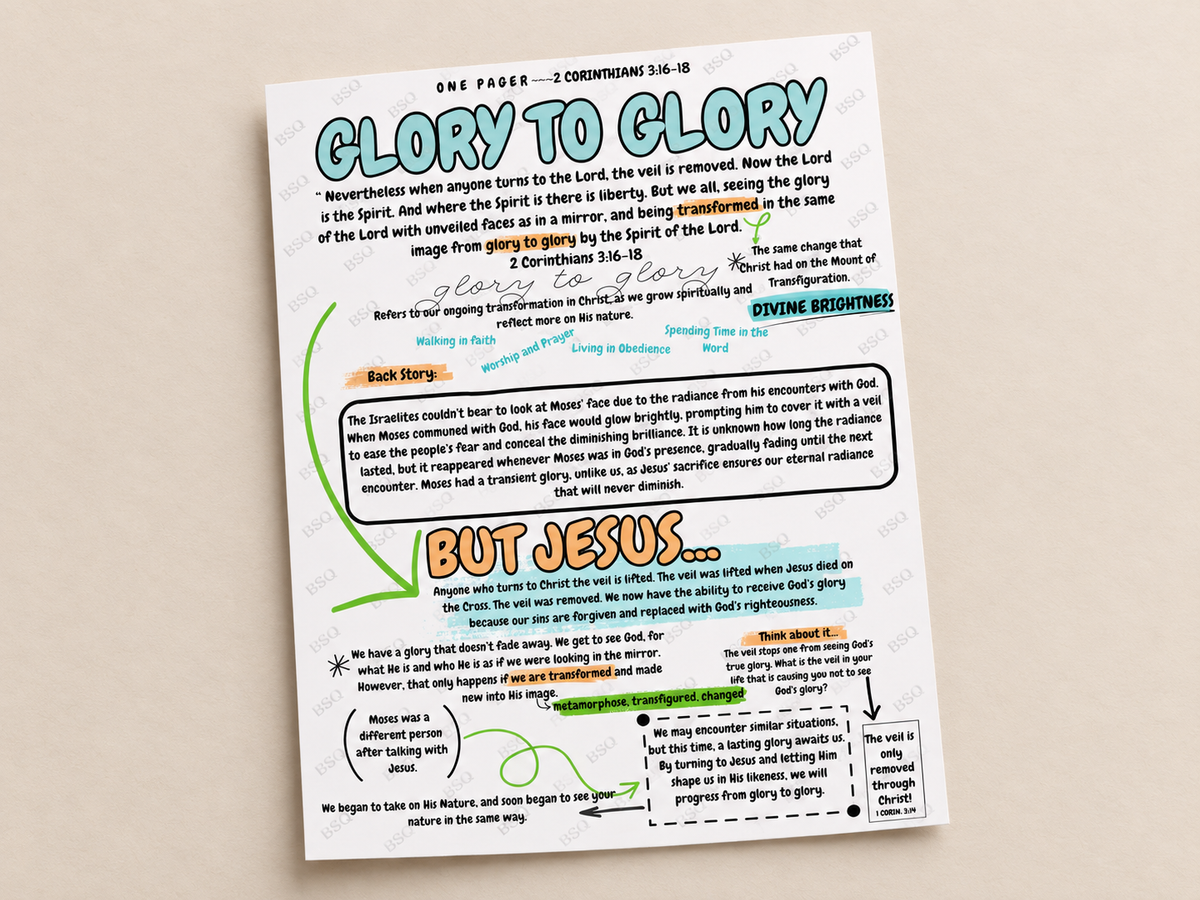 “Glory to Glory”
