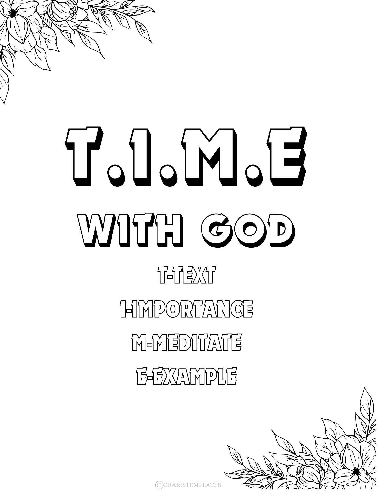 T.I.M.E. with God Templates – BSQ Digital