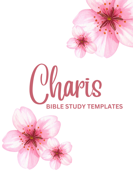 Charis Bible Study Template Book-Physical (Copy)
