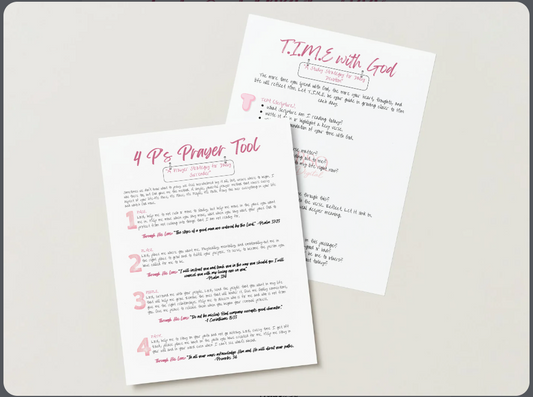 4 P's Prayer Tool