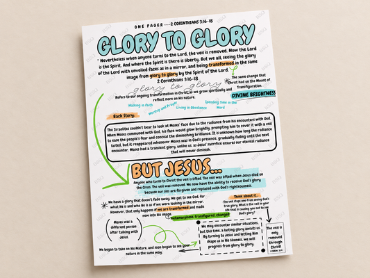 “Glory to Glory”